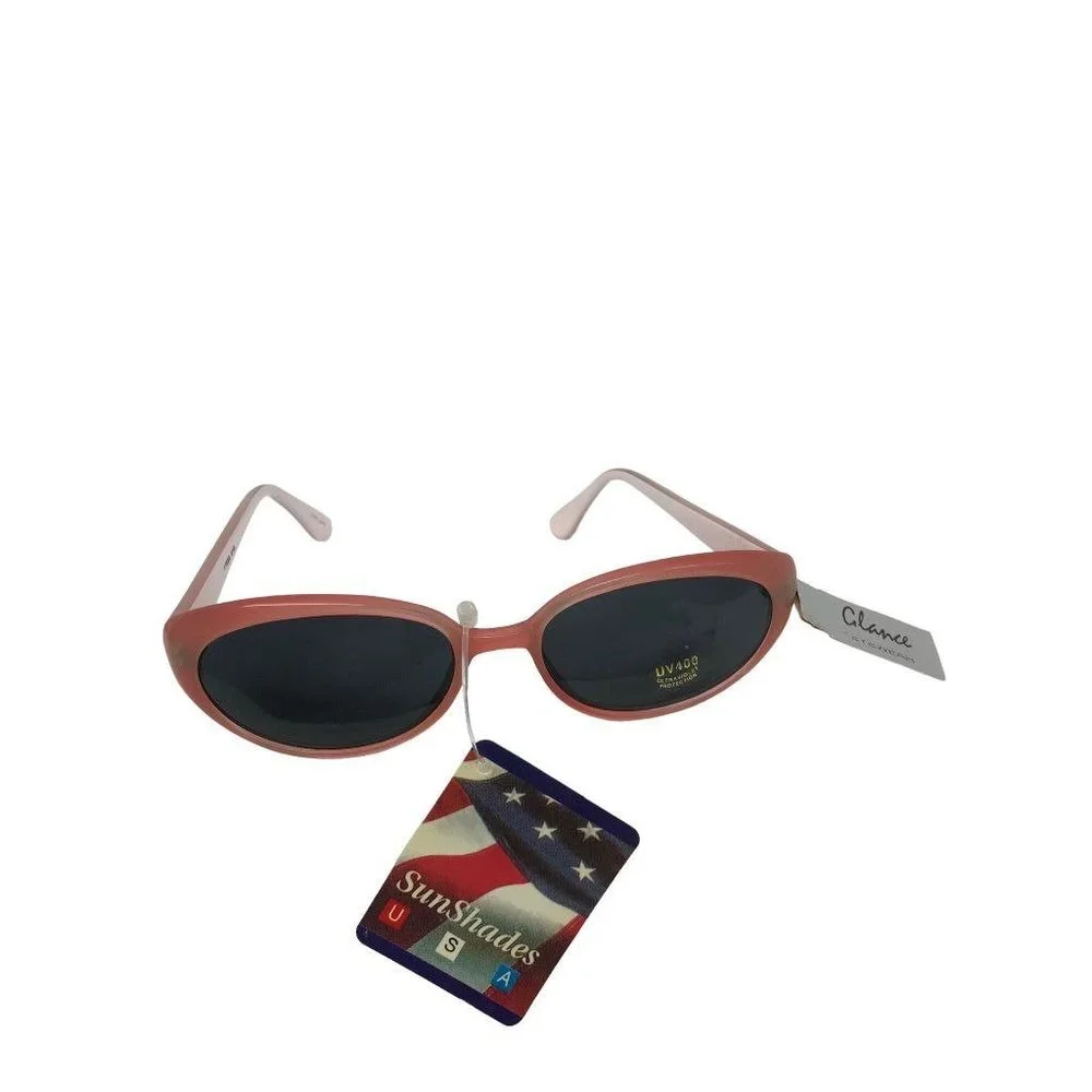 Pink Children's Youth New Glance Sunglasses Oval UV400 Protection 11090-X4M